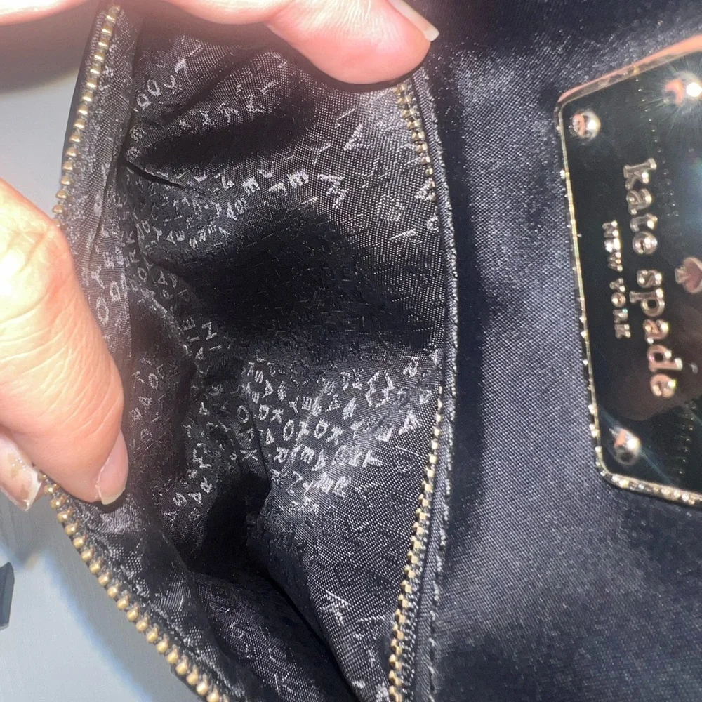 🛑SOLD🛑KATE SPADE NEW YORK Nylon Leather-Trimmed Backpack 🖤♠️ - Picture 4 of 17